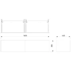 Modulo Badkamermeubel Met Wastafel | 160 Cm Middenbruin Eiken Greeploos Front Mineraalmarmer 2 Lades Naast Elkaar 9 Modulo Badkamermeubel Met Wastafel | 160 Cm Middenbruin Eiken Greeploos Front Mineraalmarmer 2 Lades Naast Elkaar -Badkamer Verkoopwinkel modulo badkamermeubel met wastafel 160 cm middenbruin eiken greeploos front mineraalmarmer 2 lades naast elkaar bmw12 00825 4
