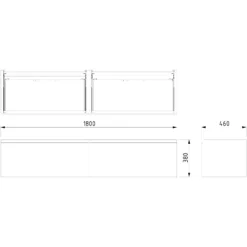 Modulo Badkamermeubel Met Wastafel | 180 Cm Donkergrijs Greeploos Front Mineraalmarmer 4 Lades 13 Modulo Badkamermeubel Met Wastafel | 180 Cm Donkergrijs Greeploos Front Mineraalmarmer 4 Lades -Badkamer Verkoopwinkel modulo badkamermeubel met wastafel 180 cm donkergrijs greeploos front mineraalmarmer 4 lades bmw18 00694 6