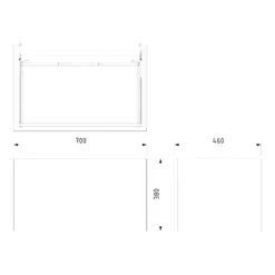 Modulo Badkamermeubel Met Wastafel | 70 Cm Hoogglans Wit Vlak Front Keramiek 1 Lade 13 Modulo Badkamermeubel Met Wastafel | 70 Cm Hoogglans Wit Vlak Front Keramiek 1 Lade -Badkamer Verkoopwinkel modulo badkamermeubel met wastafel 70 cm hoogglans wit vlak front keramiek 1 lade bmw11 00664 6