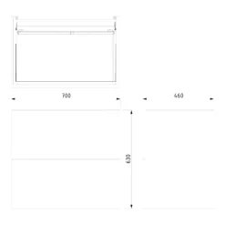 Modulo Badkamermeubel Met Wastafel | 70 Cm Lichtgrijs Eiken Vlak Front Keramiek 2 Lades Onder Elkaar 13 Modulo Badkamermeubel Met Wastafel | 70 Cm Lichtgrijs Eiken Vlak Front Keramiek 2 Lades Onder Elkaar -Badkamer Verkoopwinkel modulo badkamermeubel met wastafel 70 cm lichtgrijs eiken vlak front keramiek 2 lades onder elkaar bmw17 01947 6