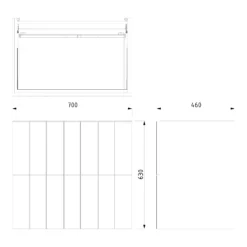 Modulo Badkamermeubel Met Wastafel | 70 Cm Mat Wit Lamel Front Keramiek 2 Lades Onder Elkaar 13 Modulo Badkamermeubel Met Wastafel | 70 Cm Mat Wit Lamel Front Keramiek 2 Lades Onder Elkaar -Badkamer Verkoopwinkel modulo badkamermeubel met wastafel 70 cm mat wit lamel front keramiek 2 lades onder elkaar bmw17 01886 6
