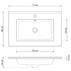 Modulo Badkamermeubel Met Wastafel | 70 Cm Mat Zwart Greeploos Front Keramiek 1 Lade 12 Modulo Badkamermeubel Met Wastafel | 70 Cm Mat Zwart Greeploos Front Keramiek 1 Lade -Badkamer Verkoopwinkel modulo badkamermeubel met wastafel 70 cm mat zwart greeploos front keramiek 1 lade bmw11 00640 5