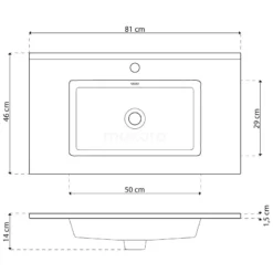 Modulo Badkamermeubel Met Wastafel | 80 Cm Mat Wit Vlak Front Keramiek 1 Lade 12 Modulo Badkamermeubel Met Wastafel | 80 Cm Mat Wit Vlak Front Keramiek 1 Lade -Badkamer Verkoopwinkel modulo badkamermeubel met wastafel 80 cm mat wit vlak front keramiek 1 lade bmw11 00205 5