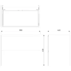 Modulo Badkamermeubel Met Wastafel | 80 Cm Mat Zwart Greeploos Front Mineraalmarmer 2 Lades Onder Elkaar -Badkamer Verkoopwinkel modulo badkamermeubel met wastafel 80 cm mat zwart greeploos front mineraalmarmer 2 lades onder elkaar bmw17 00264 6