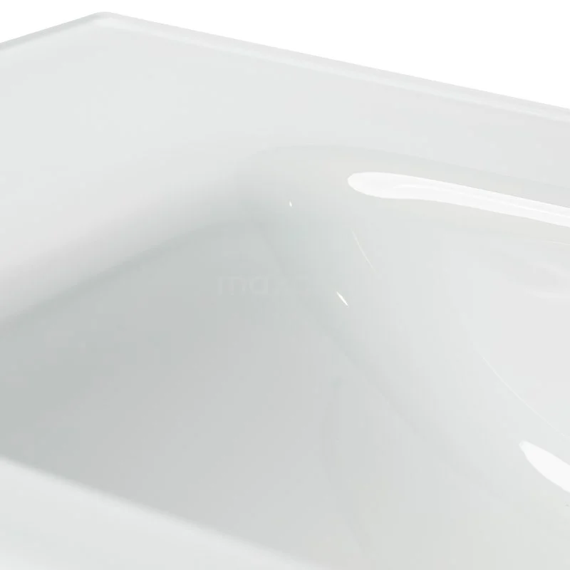 Modulo Badkamermeubel Met Wastafel | 80 Cm Middengrijs Greeploos Front Glas 1 Lade 6 Modulo Badkamermeubel Met Wastafel | 80 Cm Middengrijs Greeploos Front Glas 1 Lade - Afbeelding 6