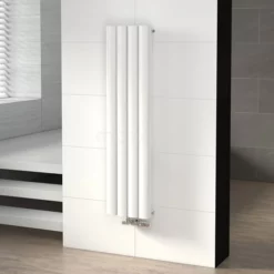Neptune Designradiator | 29,7x120 Cm Hoogglans Wit 1176 Watt Aluminium Centrale Verwarming