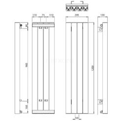 Neptune Designradiator | 29,7x120 Cm Hoogglans Wit 1176 Watt Aluminium Centrale Verwarming 11 Neptune Designradiator | 29,7x120 Cm Hoogglans Wit 1176 Watt Aluminium Centrale Verwarming -Badkamer Verkoopwinkel neptune designradiator 297x120 cm hoogglans wit 1176 watt aluminium centrale verwarming dr54 0412gwn 5