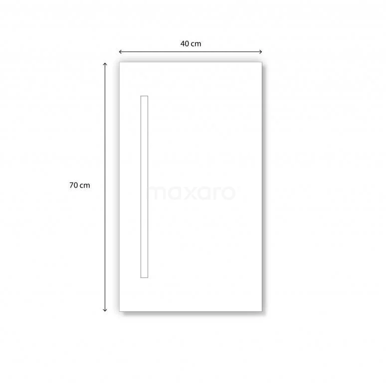 Primo Badkamerspiegel Met Ledverlichting | 40x70cm 5 Primo Badkamerspiegel Met Ledverlichting | 40x70cm - Afbeelding 5