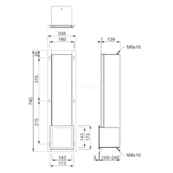 Reserve Toiletrolhouder, Inbouw, Vierkant, Zwart 5 Reserve Toiletrolhouder, Inbouw, Vierkant, Zwart -Badkamer Verkoopwinkel reserve toiletrolhouder inbouw vierkant zwart 240 1102mb 2