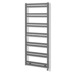 Sirius Handdoekradiator Elektrisch | 50x127,6 Cm Lichtgrijs 733 Watt Aluminium