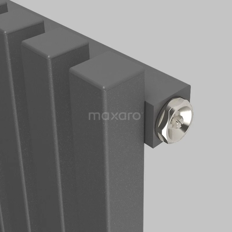 Sol Designradiator | 33,5x180 Cm Donkergrijs 1049 Watt Aluminium Centrale Verwarming 2 Sol Designradiator | 33,5x180 Cm Donkergrijs 1049 Watt Aluminium Centrale Verwarming - Afbeelding 2