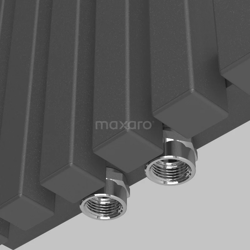 Sol Designradiator | 33,5x180 Cm Donkergrijs 1049 Watt Aluminium Centrale Verwarming 3 Sol Designradiator | 33,5x180 Cm Donkergrijs 1049 Watt Aluminium Centrale Verwarming - Afbeelding 3