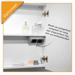 Spiegelkast Lato 135x62cm Hoogglans Wit 3 Deuren 8 Spiegelkast Lato 135x62cm Hoogglans Wit 3 Deuren -Badkamer Verkoopwinkel spiegelkast lato 135x62cm hoogglans wit 3 deuren k01 1350 40401 2