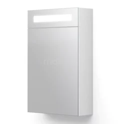 Spiegelkast Met Verlichting Filo 40x62,5cm Hoogglans Wit