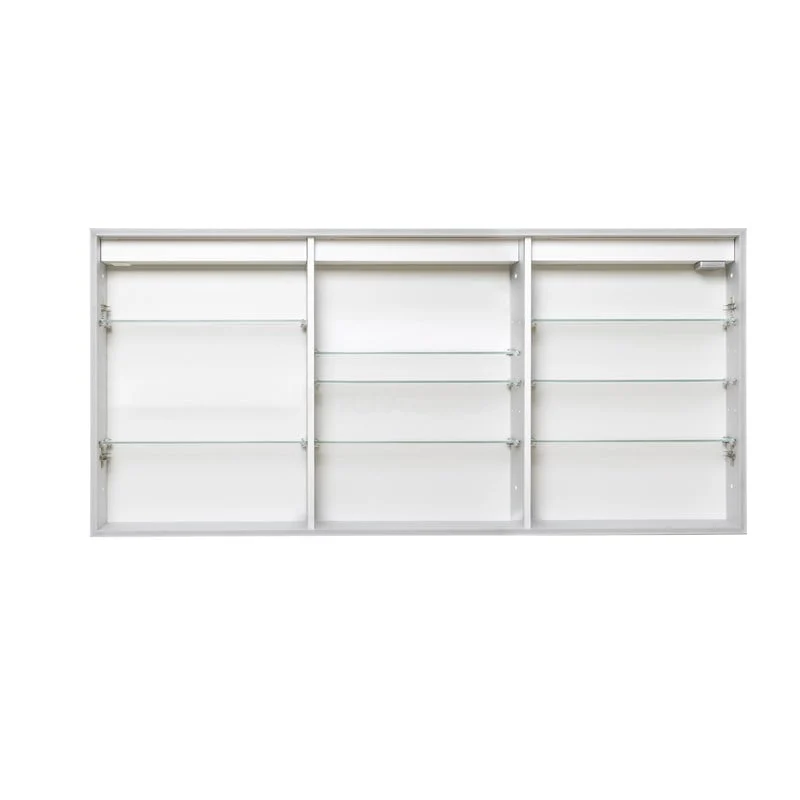 Spiegelkast Met Verlichting Lento 120x70cm Stopcontact 4 Spiegelkast Met Verlichting Lento 120x70cm Stopcontact - Afbeelding 4