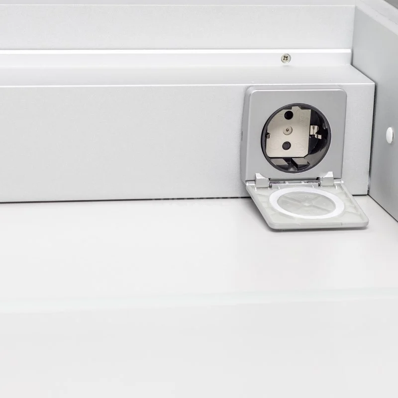 Spiegelkast Met Verlichting Lento 120x70cm Stopcontact 8 Spiegelkast Met Verlichting Lento 120x70cm Stopcontact - Afbeelding 8