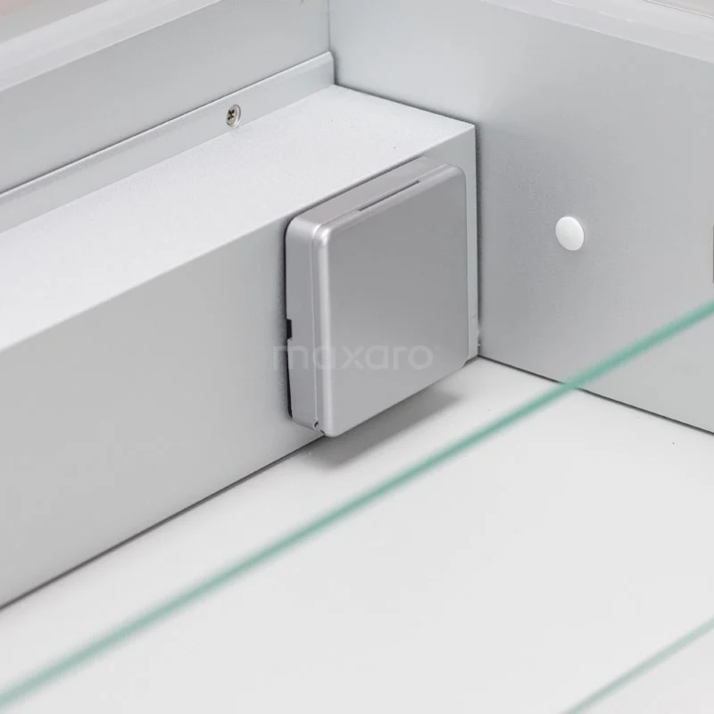 Spiegelkast Met Verlichting Lento 60x70cm Stopcontact 5 Spiegelkast Met Verlichting Lento 60x70cm Stopcontact - Afbeelding 5