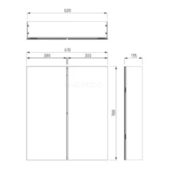 Spiegelkast Met Verlichting Lento 60x70cm Stopcontact 15 Spiegelkast Met Verlichting Lento 60x70cm Stopcontact -Badkamer Verkoopwinkel spiegelkast met verlichting lento 60x70cm stopcontact k45 0600 55505 7
