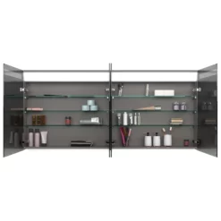 Spiegelkast Met Verlichting Modulo 160x70cm Eiken -Badkamer Verkoopwinkel spiegelkast met verlichting modulo 160x70cm eiken k99 1600 59008 32 2