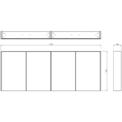 Spiegelkast Met Verlichting Modulo 180x70cm Lichtgrijs Beton 9 Spiegelkast Met Verlichting Modulo 180x70cm Lichtgrijs Beton -Badkamer Verkoopwinkel spiegelkast met verlichting modulo 180x70cm lichtgrijs beton k99 1800 59009 50 4