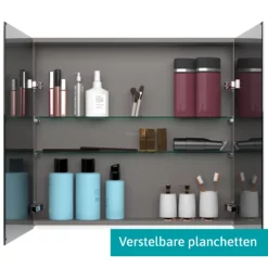 Spiegelkast Met Verlichting Modulo 90x70cm Hoogglans Wit 7 Spiegelkast Met Verlichting Modulo 90x70cm Hoogglans Wit -Badkamer Verkoopwinkel spiegelkast met verlichting modulo 90x70cm hoogglans wit k99 0900 59009 04 2