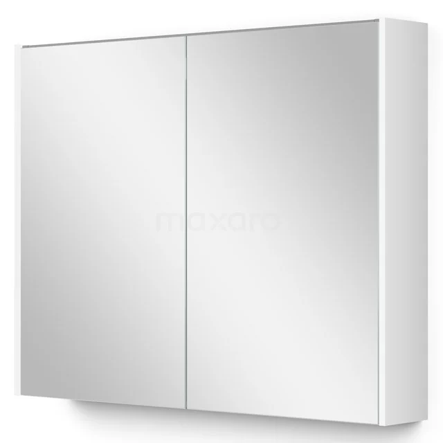 Spiegelkast Met Verlichting Modulo 90x70cm Hoogglans Wit 1 Spiegelkast Met Verlichting Modulo 90x70cm Hoogglans Wit