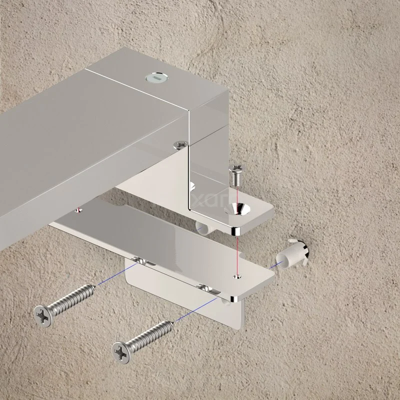 Spiegelverlichting L113 LED 30cm Zwart 3 Spiegelverlichting L113 LED 30cm Zwart - Afbeelding 3