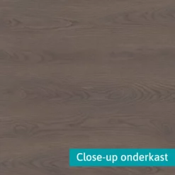 Toiletmeubel Met Waskom Mineraalmarmer Glanzend Modulo Donkerbruin Eiken 41 Cm Wandbeugels RVS -Badkamer Verkoopwinkel toiletmeubel met waskom mineraalmarmer glanzend modulo donkerbruin eiken 41 cm wandbeugels rvs tmk01 00327 2