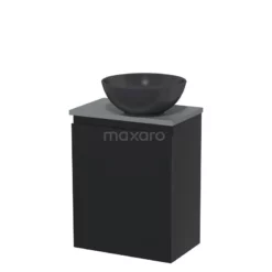 Toiletmeubel Met Waskom Quartz Modulo Mat Zwart Greeploos 41 Cm Middengrijs Blad 9 Toiletmeubel Met Waskom Quartz Modulo Mat Zwart Greeploos 41 Cm Middengrijs Blad -Badkamer Verkoopwinkel toiletmeubel met waskom quartz modulo mat zwart greeploos 41 cm middengrijs blad tmk10 00267 1