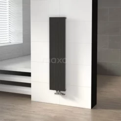 Uranus Designradiator | 28x120 Cm Donkergrijs 599 Watt Aluminium Centrale Verwarming