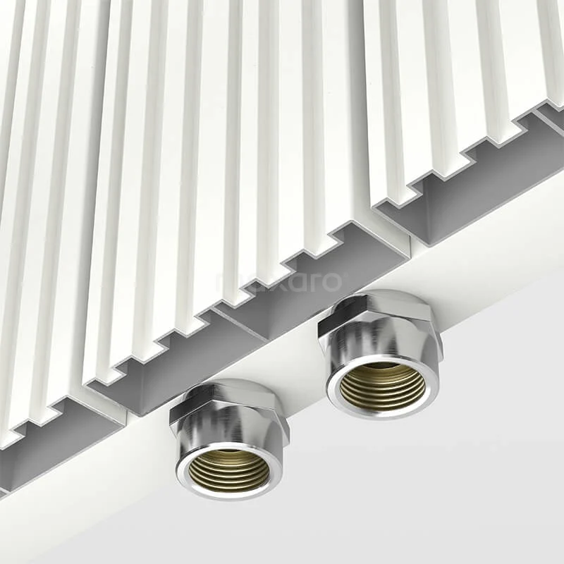 Uranus Designradiator | 28x120 Cm Hoogglans Wit 599 Watt Aluminium Centrale Verwarming 2 Uranus Designradiator | 28x120 Cm Hoogglans Wit 599 Watt Aluminium Centrale Verwarming - Afbeelding 2