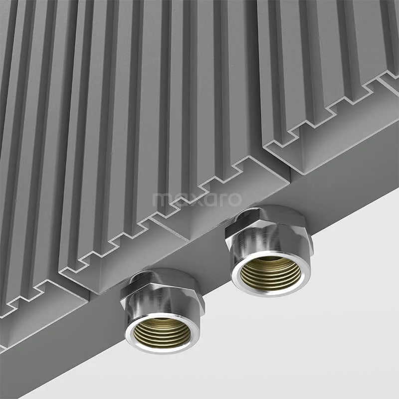 Uranus Designradiator | 28x120 Cm Lichtgrijs 599 Watt Aluminium Centrale Verwarming 2 Uranus Designradiator | 28x120 Cm Lichtgrijs 599 Watt Aluminium Centrale Verwarming - Afbeelding 2