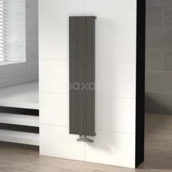 Uranus Designradiator | 28x120 Cm Lichtgrijs 599 Watt Aluminium Centrale Verwarming