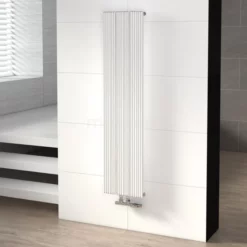 Uranus Designradiator | 28x120 Cm Mat Wit 599 Watt Aluminium Centrale Verwarming