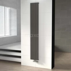 Uranus Designradiator | 28x180 Cm Lichtgrijs 899 Watt Aluminium Centrale Verwarming