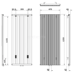 Uranus Designradiator | 47x120 Cm Hoogglans Wit 999 Watt Aluminium Centrale Verwarming 9 Uranus Designradiator | 47x120 Cm Hoogglans Wit 999 Watt Aluminium Centrale Verwarming -Badkamer Verkoopwinkel uranus designradiator 47x120 cm hoogglans wit 999 watt aluminium centrale verwarming dr53 0512gwn 4