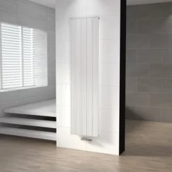 Uranus Designradiator | 47x180 Cm Mat Wit 1499 Watt Aluminium Centrale Verwarming