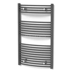 Venus Handdoekradiator | 60x118 Cm Donkergrijs 668 Watt Staal Centrale Verwarming