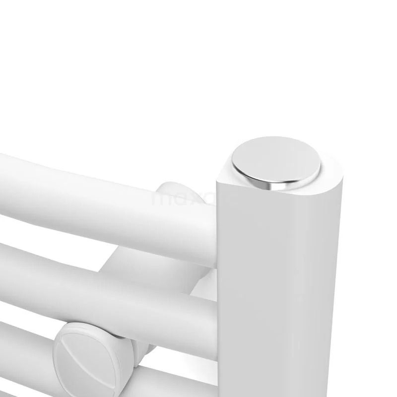 Venus Handdoekradiator | 60x118 Cm Hoogglans Wit 668 Watt Staal Centrale Verwarming 2 Venus Handdoekradiator | 60x118 Cm Hoogglans Wit 668 Watt Staal Centrale Verwarming - Afbeelding 2