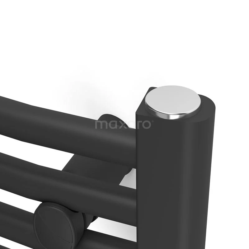 Venus Handdoekradiator | 60x118 Cm Mat Zwart 668 Watt Staal Centrale Verwarming 2 Venus Handdoekradiator | 60x118 Cm Mat Zwart 668 Watt Staal Centrale Verwarming - Afbeelding 2