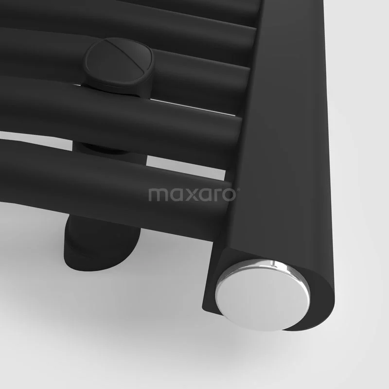 Venus Handdoekradiator | 60x118 Cm Mat Zwart 668 Watt Staal Centrale Verwarming 3 Venus Handdoekradiator | 60x118 Cm Mat Zwart 668 Watt Staal Centrale Verwarming - Afbeelding 3