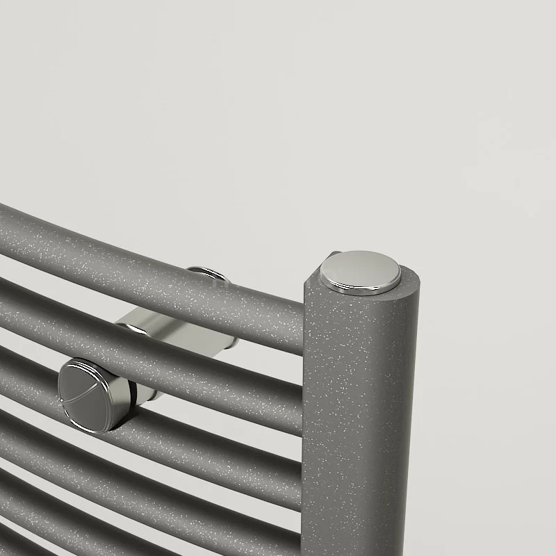 Venus Handdoekradiator | 60x170 Cm Donkergrijs 983 Watt Staal Centrale Verwarming 3 Venus Handdoekradiator | 60x170 Cm Donkergrijs 983 Watt Staal Centrale Verwarming - Afbeelding 3