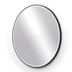 Vivo Badkamerspiegel Met Ledverlichting | 100 Cm Rond Zwart