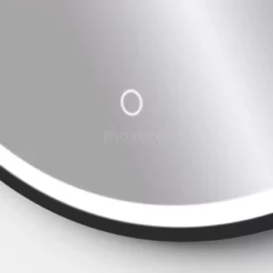 Vivo Badkamerspiegel Met Ledverlichting | 60 Cm Rond Zwart -Badkamer Verkoopwinkel vivo badkamerspiegel met ledverlichting 60 cm rond zwart m45 0600 43180 2