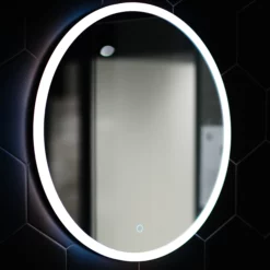 Vivo Badkamerspiegel Met Ledverlichting | 60cm Rond -Badkamer Verkoopwinkel vivo badkamerspiegel met ledverlichting 60cm rond m45 0600 43080 4