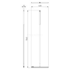 Vloerwisser, Staand, Chroom 5 Vloerwisser, Staand, Chroom -Badkamer Verkoopwinkel vloerwisser staand chroom 109106c 2