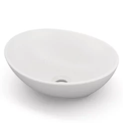 Waskom Clasico Keramiek Mat Wit 41x33,5cm Ovaal