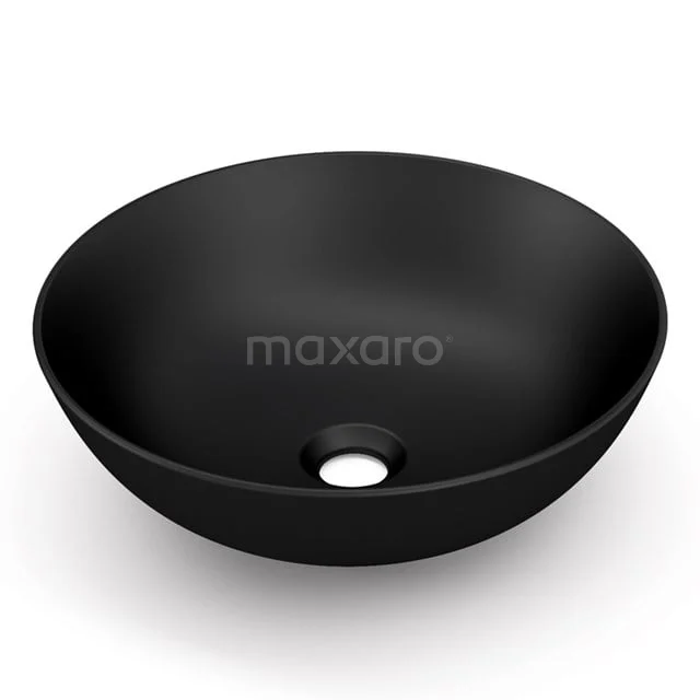 Waskom Clasico Keramiek Mat Zwart 39,5x13,5cm Rond 1 Waskom Clasico Keramiek Mat Zwart 39,5x13,5cm Rond