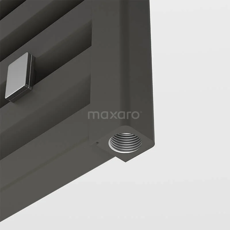 Zeus Handdoekradiator | 50x122 Cm Donkergrijs 890 Watt Aluminium Centrale Verwarming 2 Zeus Handdoekradiator | 50x122 Cm Donkergrijs 890 Watt Aluminium Centrale Verwarming - Afbeelding 2