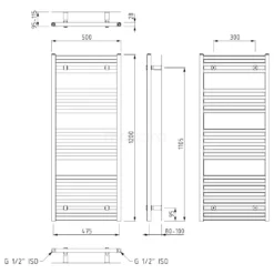 Zeus Handdoekradiator | 50x122 Cm Mat Wit 890 Watt Aluminium Centrale Verwarming 11 Zeus Handdoekradiator | 50x122 Cm Mat Wit 890 Watt Aluminium Centrale Verwarming -Badkamer Verkoopwinkel zeus handdoekradiator 50x122 cm mat wit 890 watt aluminium centrale verwarming dr57 0512swn 5